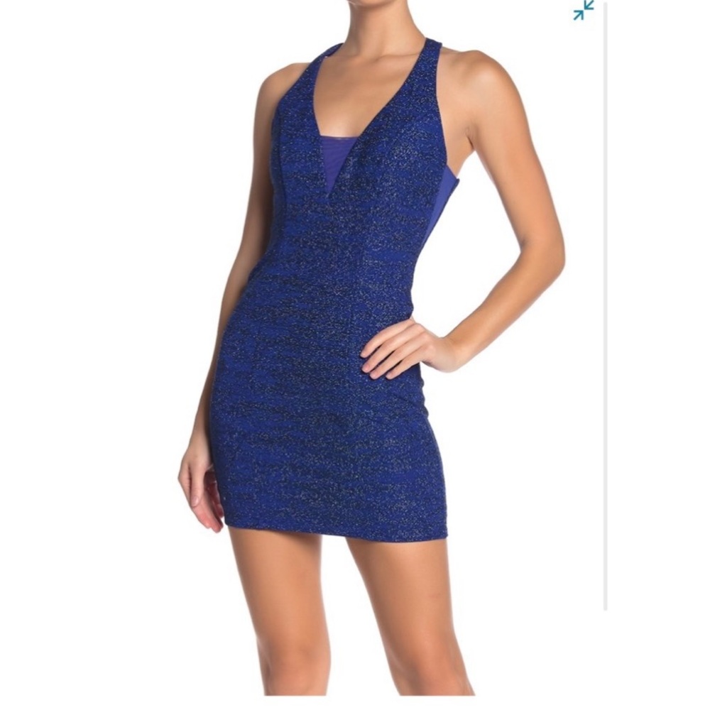 JUMP Glitter Racerback Bodycon Dress